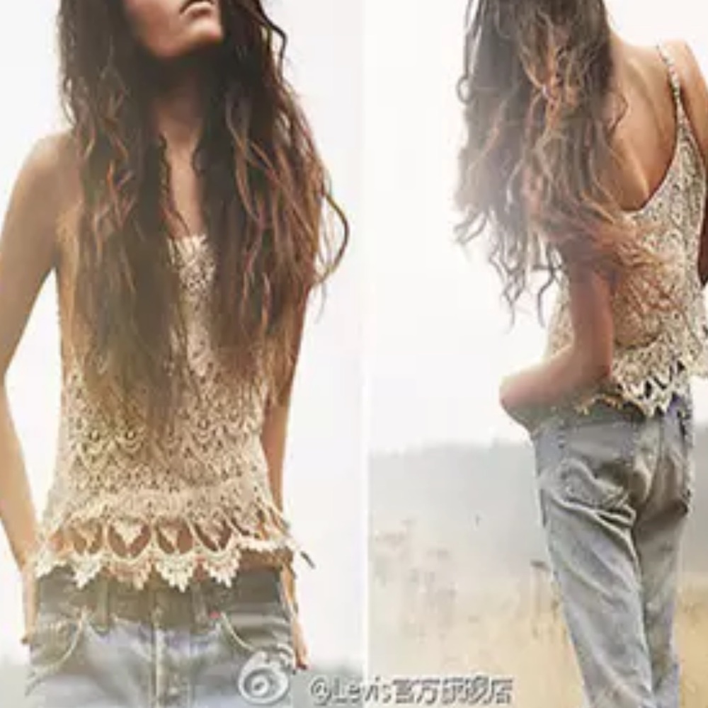 Lace Ruffle Tank - Picture 3 of 6